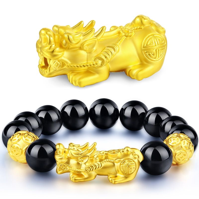 gold pixiu bracelet